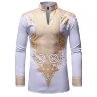 Chemise africaine col mao