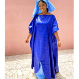 Robe africaine bleue