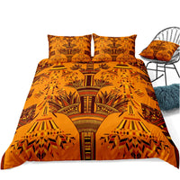 african art duvet cover