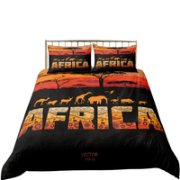 African earth duvet cover