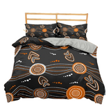 African earth duvet cover