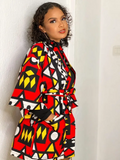 Robe africaine cocktail