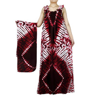 Robe africaine col bateau